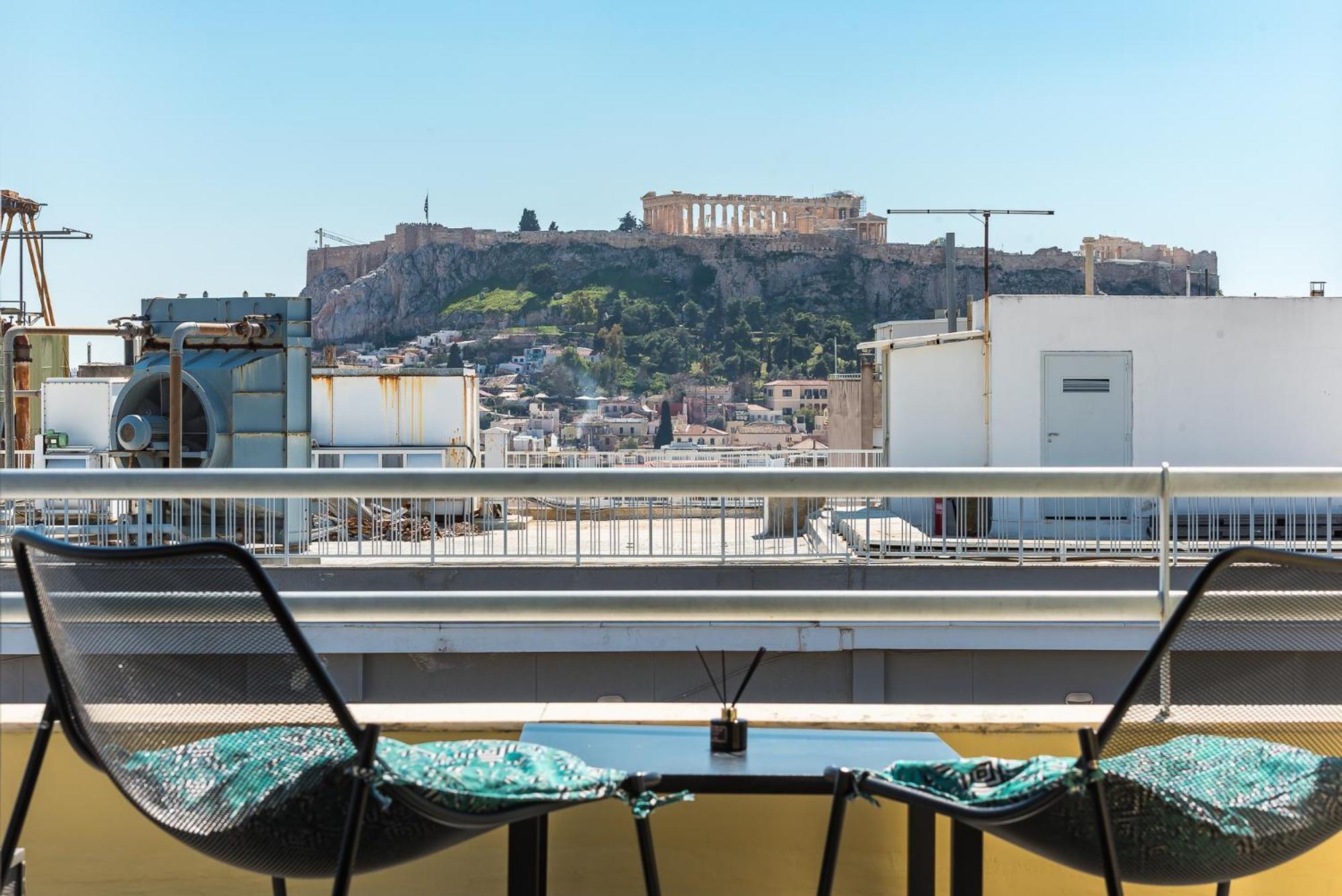Acropolis View Mini Sky Suite & Hot Tub Athena Bagian luar foto