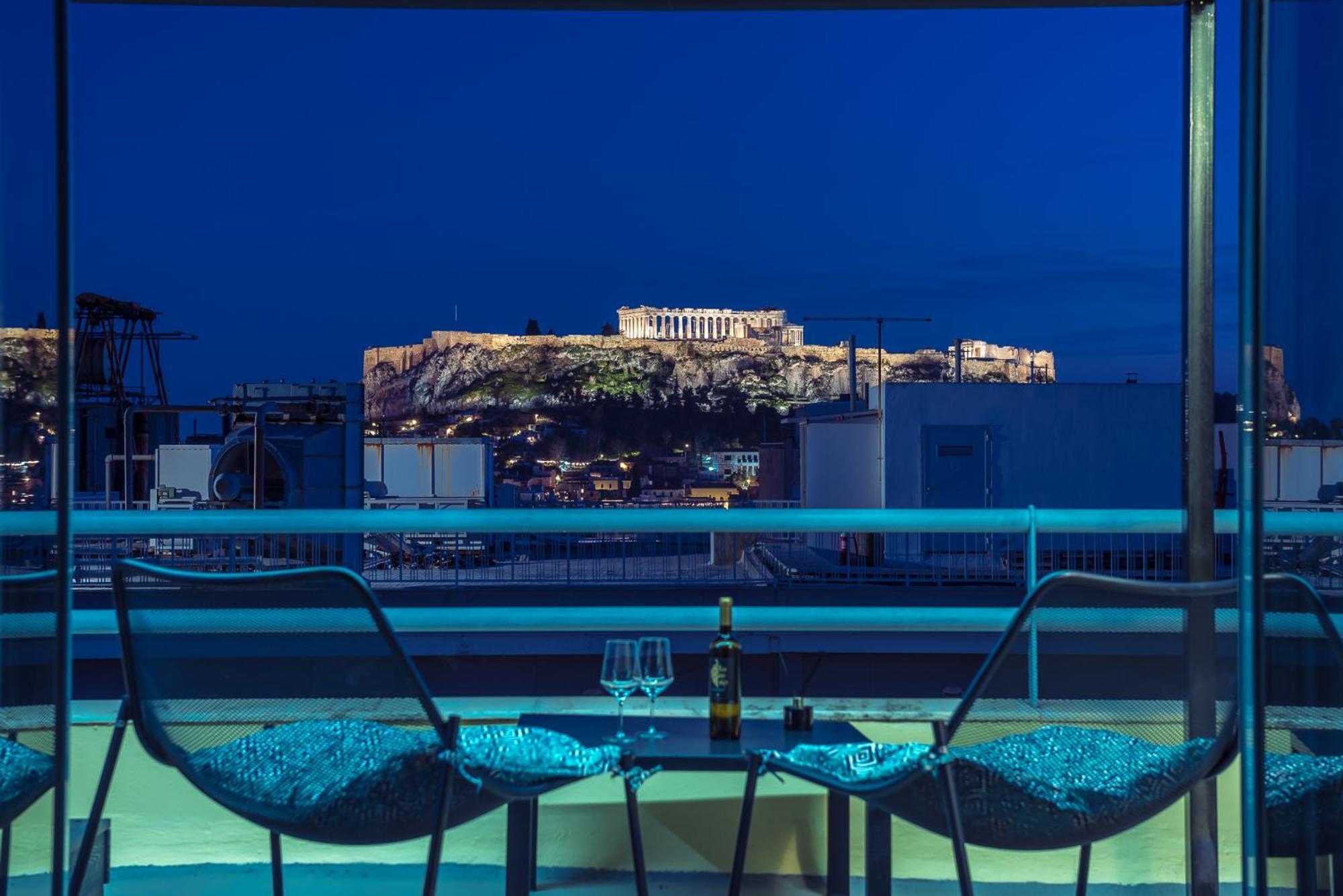 Acropolis View Mini Sky Suite & Hot Tub Athena Bagian luar foto